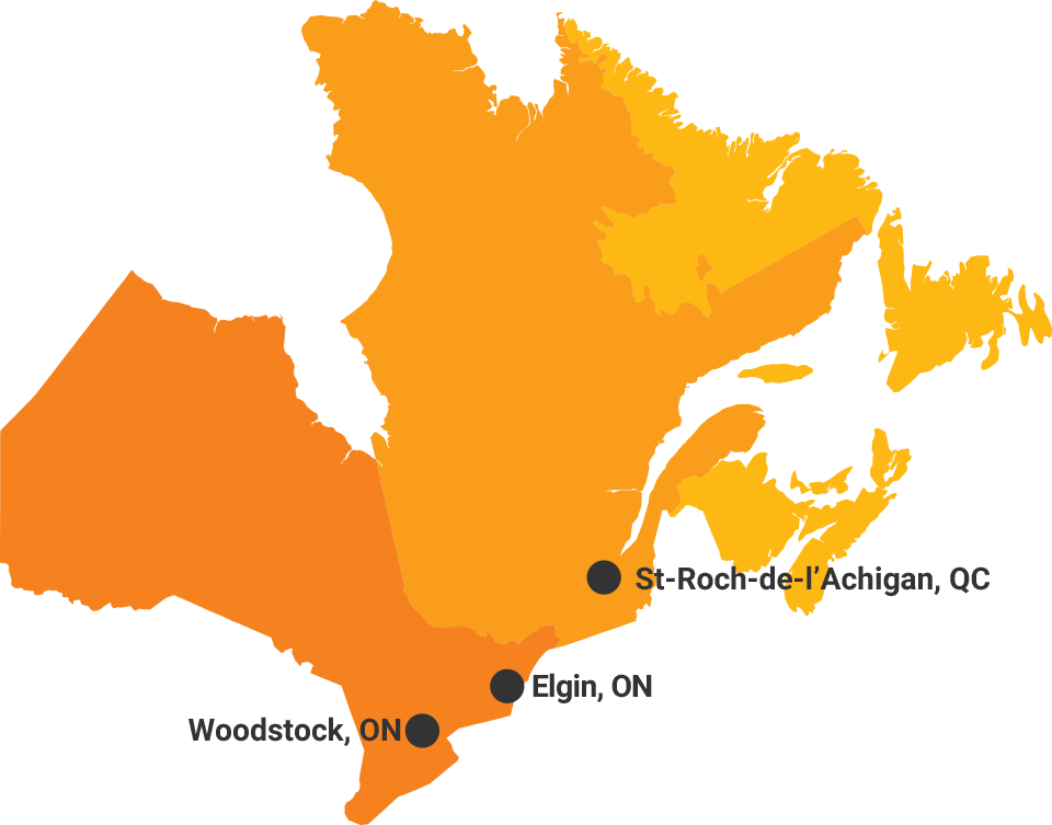 Elgin, Woodstock, St-Roch-de-l'Achigan